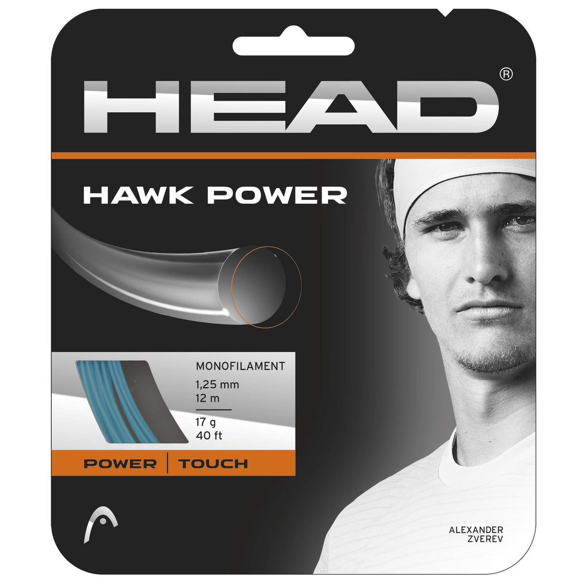 HEAD HAWK POWER TENNIS STRING SET