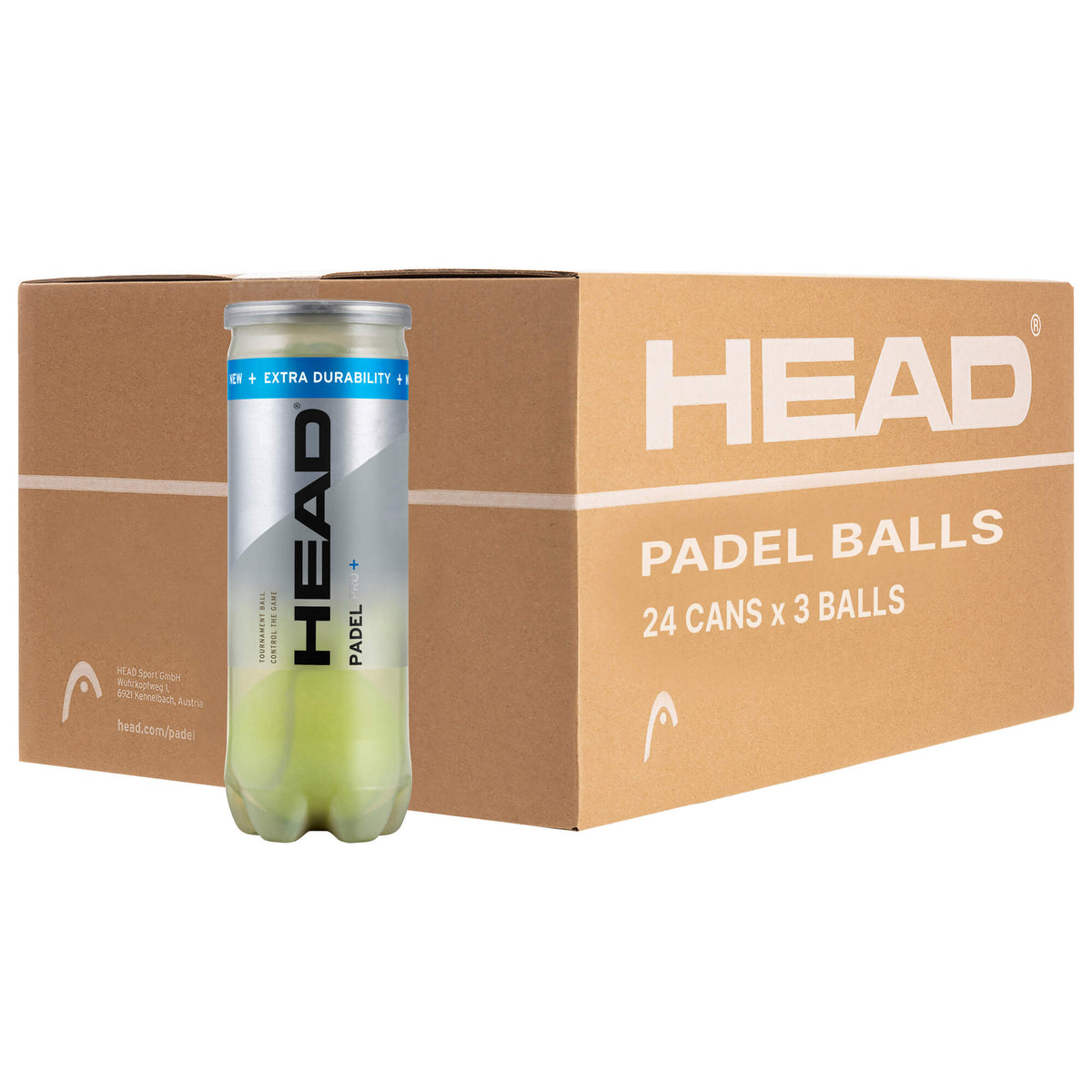 3B HEAD Padel Pro+ - 6DZ